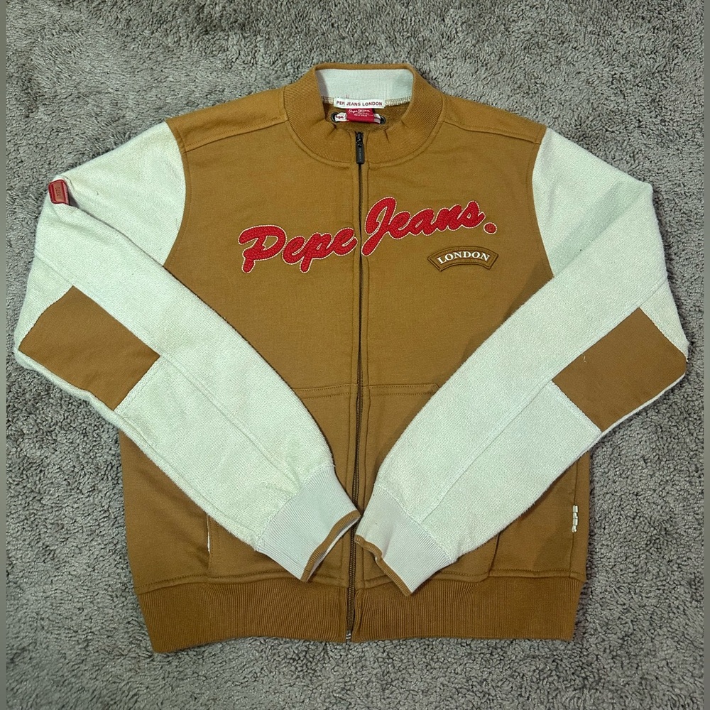 Pepe Jeans London Colorblock Zip-Up Jacket | Size L